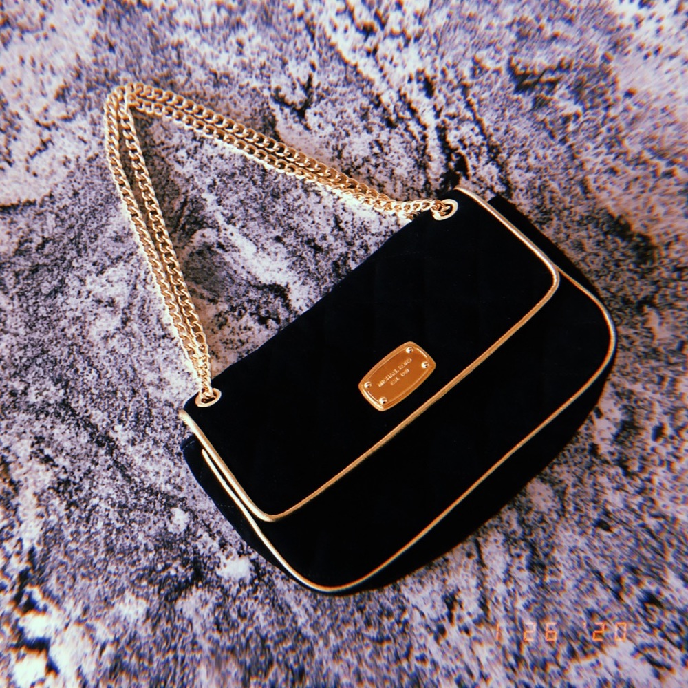 Michael Kors Velvet Purse - Picture 3 of 6